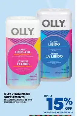 Real Canadian Superstore OLLY VITAMINS OR SUPPLEMENTS, 25-90' S offer
