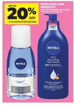 Real Canadian Superstore NIVEA SKIN CARE PRODUCTS offer