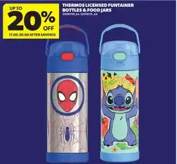 Real Canadian Superstore THERMOS LICENSED FUNTAINER BOTTLES & FOOD JARS offer