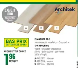 BMR PLANCHER SPC offer