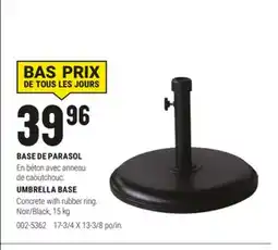 BMR BASE DE PARASOL offer