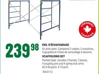 BMR ENS. D'ÉCHAFAUDAGE offer