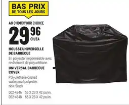 BMR HOUSSE UNIVERSELLE DE BARBECUE offer