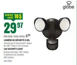 BMR LUMIÈRE DE SÉCURITÉ À DEL offer
