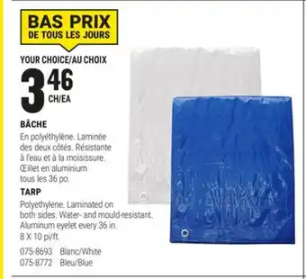 BMR BÂCHE offer