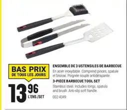 BMR ENSEMBLE DE 3 USTENSILES DE BARBECUE offer