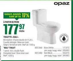 BMR TOILETTE  BALI  offer