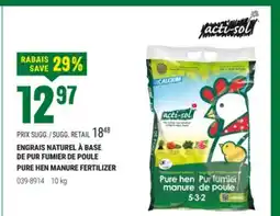BMR ENGRAIS NATUREL À BASE DE PUR FUMIER DE POULE offer