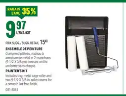 BMR ENSEMBLE DE PEINTURE offer