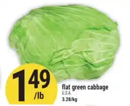 Marché Adonis Flat green cabbage offer