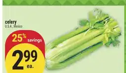 Marché Adonis celery offer