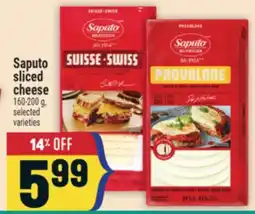 Marché Adonis Saputo sliced cheese offer