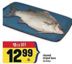 Marché Adonis Cleaned striped bass offer