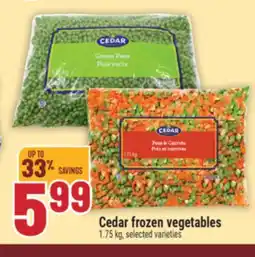 Marché Adonis Cedar frozen vegetables offer