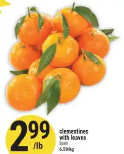 Marché Adonis CLEMENTINES WITH LEAVES offer