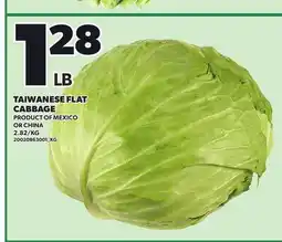 Loblaws TAIWANESE FLAT CABBAGE offer