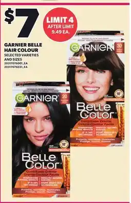 Loblaws GARNIER BELLE HAIR COLOUR offer