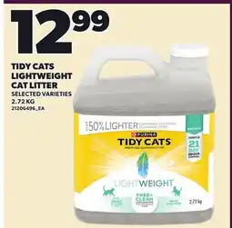 Loblaws TIDY CATS LIGHTWEIGHT CAT LITTER offer