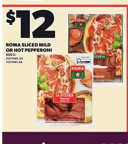 Loblaws ROMA SLICED MILD OR HOT PEPPERONI offer