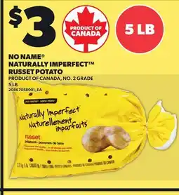 Loblaws NO NAME NATURALLY IMPERFECT RUSSET POTATO, 5 LB offer