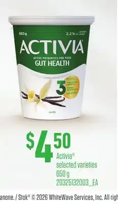 Loblaws ACTIVIA offer