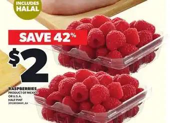 Loblaws RASPBERRIES offer