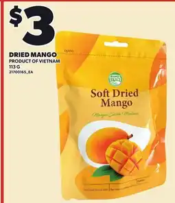 Loblaws DRIED MANGO offer