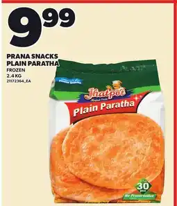 Loblaws PRANA SNACKS PLAIN PARATHA offer