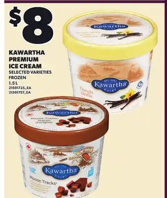Loblaws KAWARTHA PREMIUM ICE CREAM offer