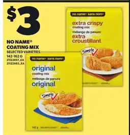 Loblaws NO NAME COATING MIX offer