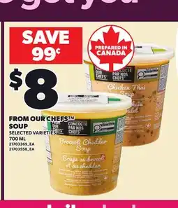 Loblaws FROM OUR CHEFS SOUP offer