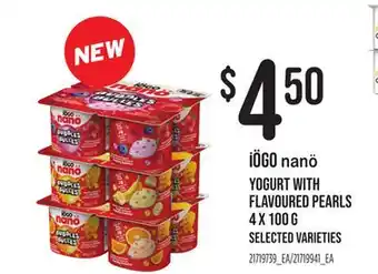 Loblaws IÖGO NANÖ YOGURT WITH FLAVOURED PEARLS offer