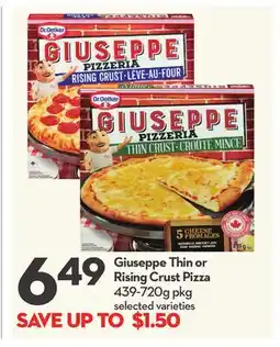 Longo's Thin or Rising Crust Pizza offer