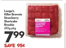 Longo's Killer Brownie Strawberry Shortcake Brookie offer