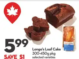 Longo's Loaf Cake offer