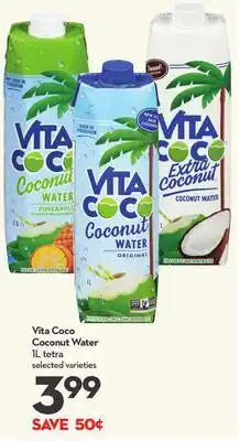 Longo's Coconut Water offer