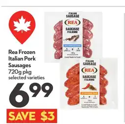Longo's Frozen Italian Pork Sausages offer