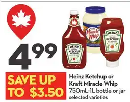 Longo's Ketchup or Miracle Whip offer