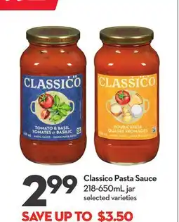 Longo's Pasta Sauce offer