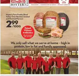 Longo's Freshly Sliced Turkey Oven Roasted, Smoked and Montreal Flavours offer