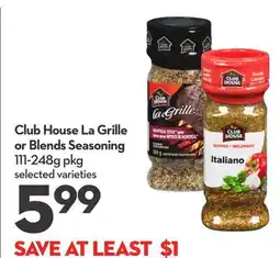 Longo's La Grille or Blends Seasoning offer