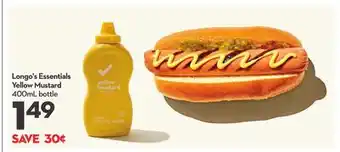 Longo's Essentials Yellow Mustard offer