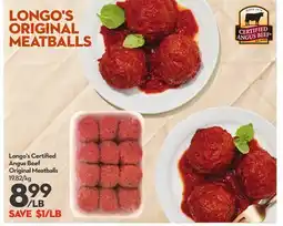 Longo's Certified Angus Beef Original Meatballs offer