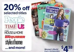 Walmart Woman's World offer