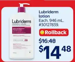 Walmart Lubriderm lotion offer