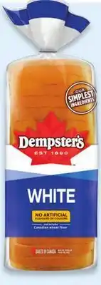 Walmart Dempster's white or whole wheat bread offer