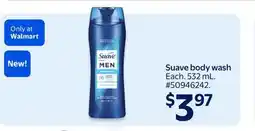 Walmart Suave body wash offer