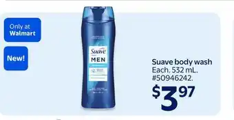 Walmart Suave body wash offer