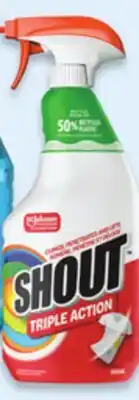 Walmart Shout stain remover sprays offer