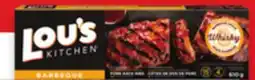 Walmart Lou's Kitchen fully cooked pork back ribs offer